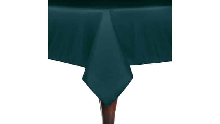 Polyester | Teal | 120" x 120" Square Tablecloth Rental | Rental