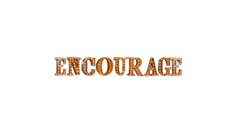 Vintage Marquee Letters | ENCOURAGE | 36" | Rental