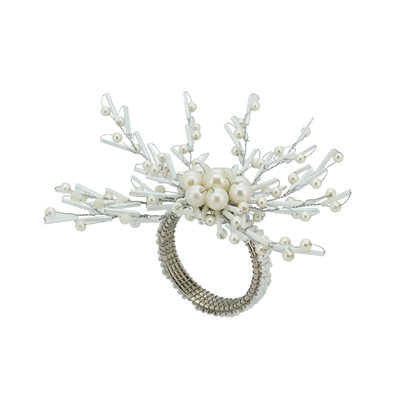 NR413 Beaded Napkin Ring | Rental