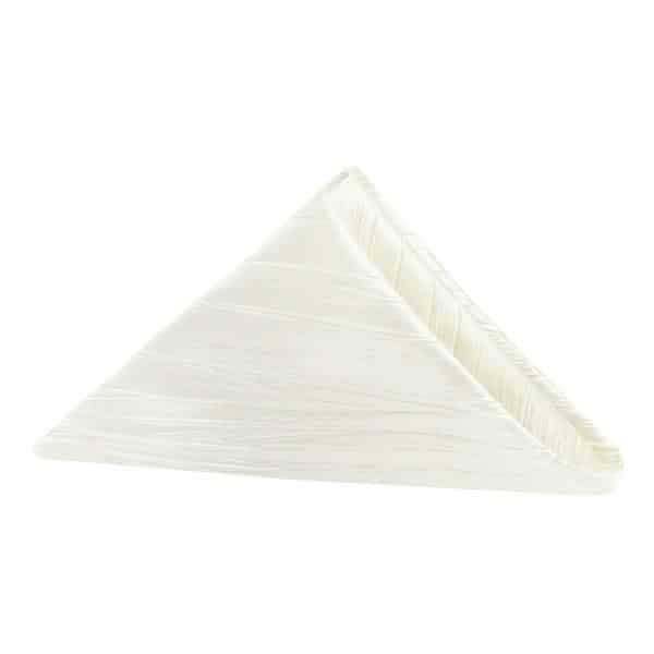 Accordion Crushed Taffeta Napkin - 20"x20" - Ivory | Rental
