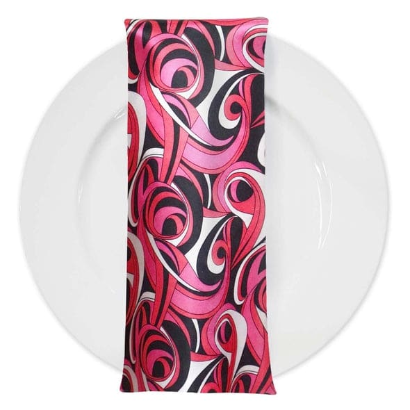 Abstract (Pucci) Table Napkin in Fuchsia | Rental