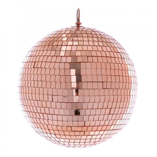 Decostar™ Mirror Disco Balls 24" - Rose Gold | Rental