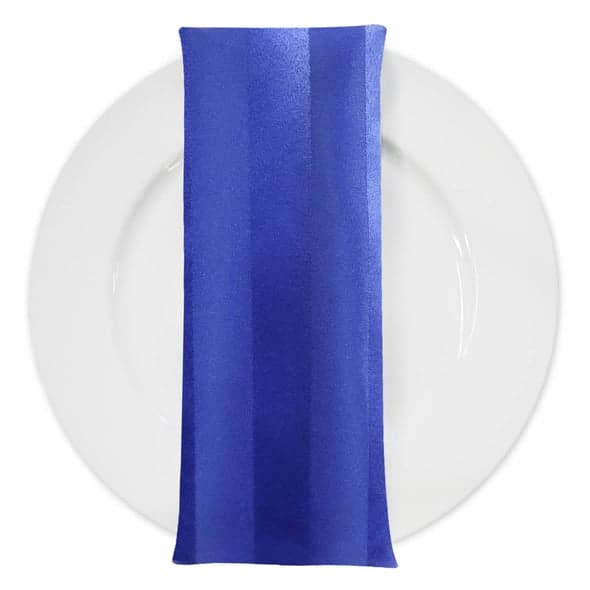 Imperial Stripe Table Napkin in Royal | Rental