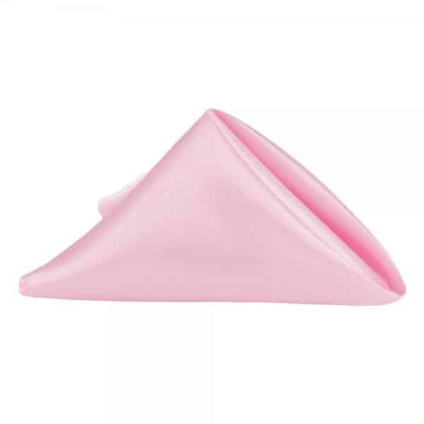 Sleek Satin Napkin 20"x20" - Medium Pink | Rental
