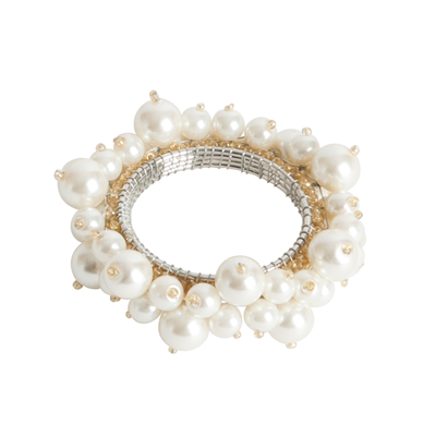 NR369 Faux Pearl Napkin Ring | Rental